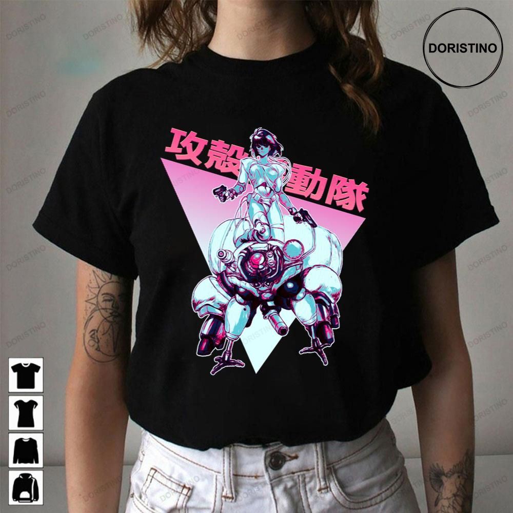 Motoko Kusanagi Ghost In The Shell Color Limited Edition T-shirts